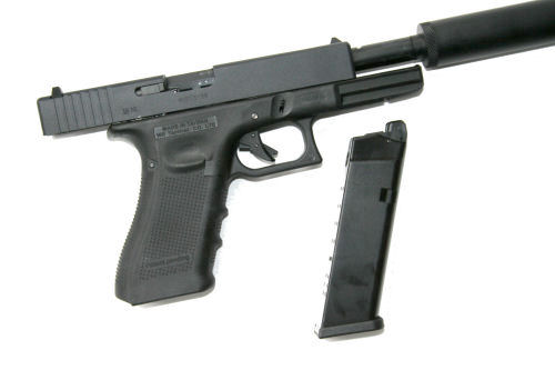 【いっせい】GLOCK18C Glock 18C AEP, black, Cyma, CM.030 | AirsoftGuns
